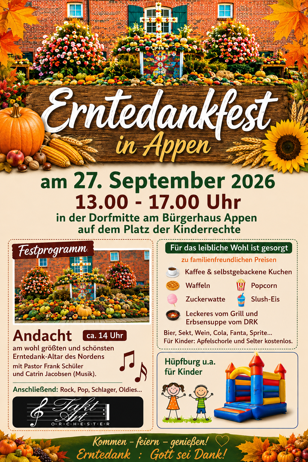 ERNTEDANK APPEN 2026 plakat